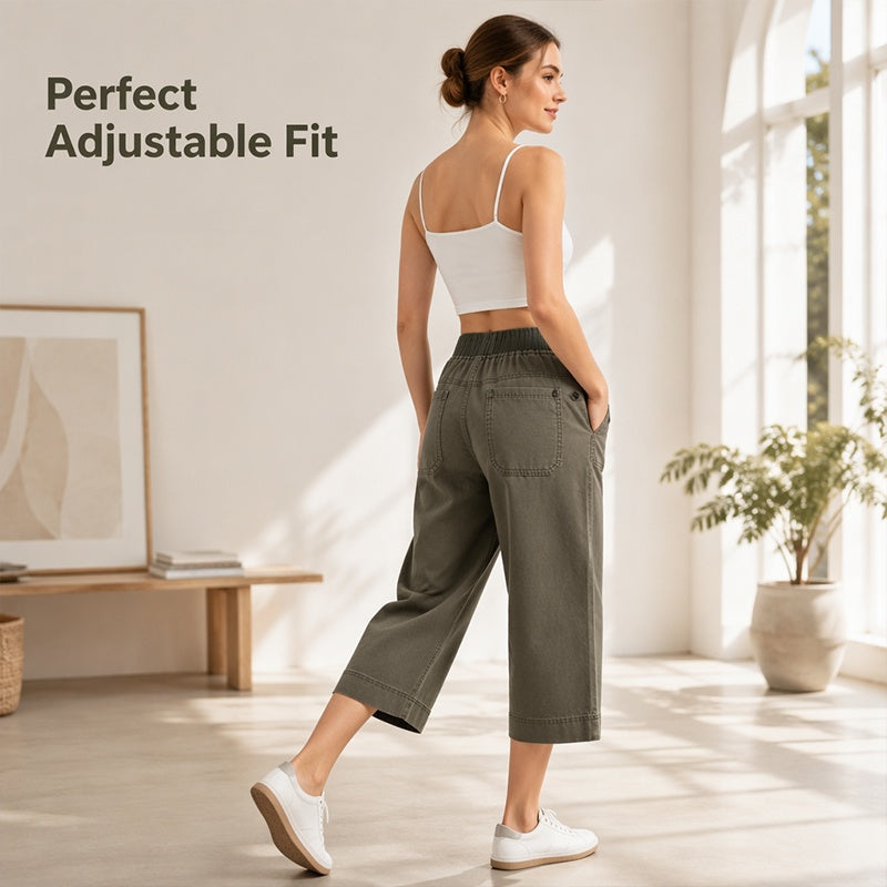 Women's Casual Denim Capri Pants