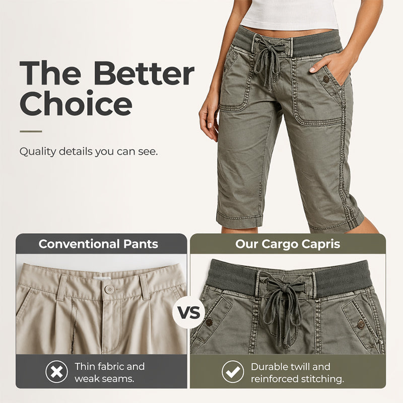 Women's Casual Denim Capri Pants