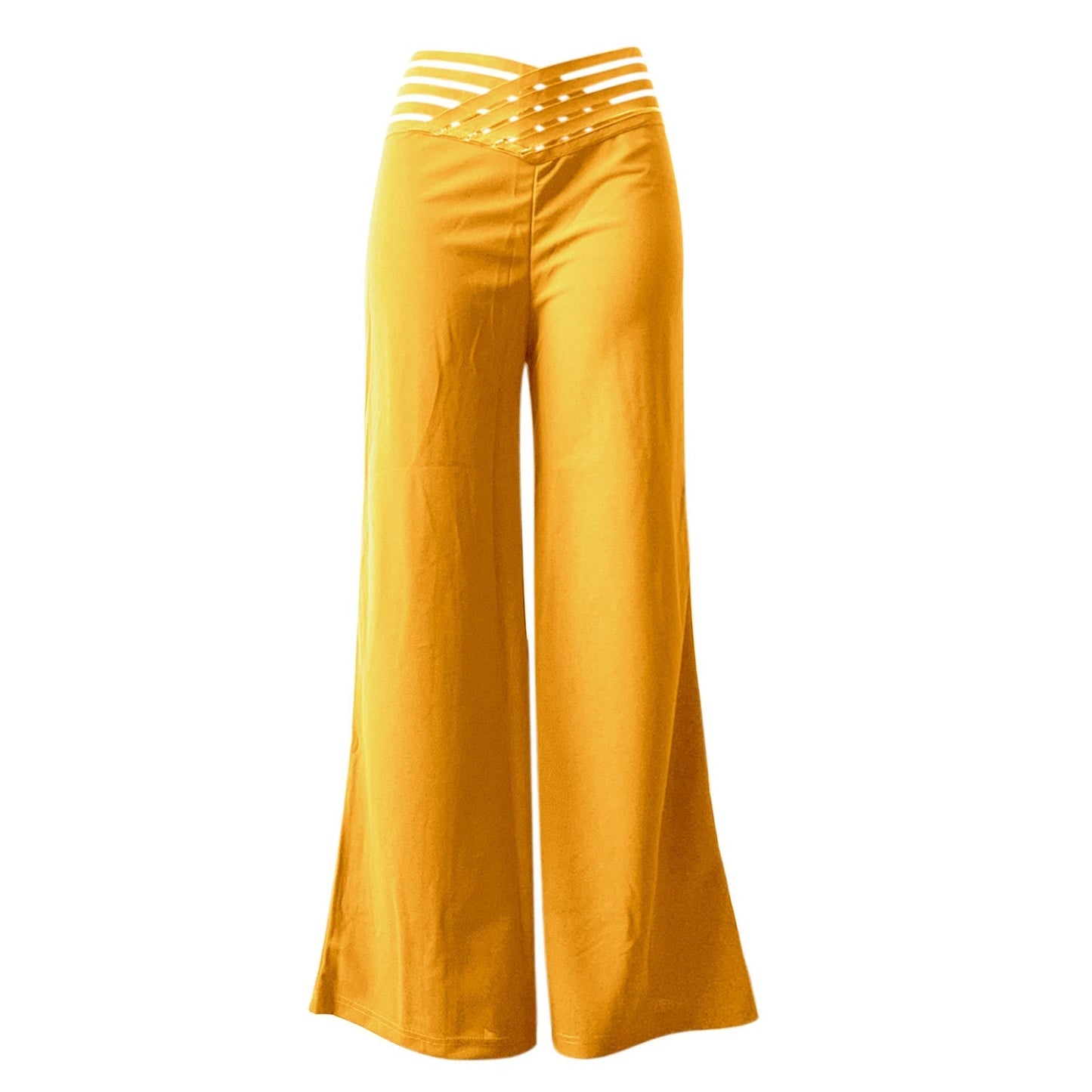 Women's Casual High-Waisted Wide-Leg Pants