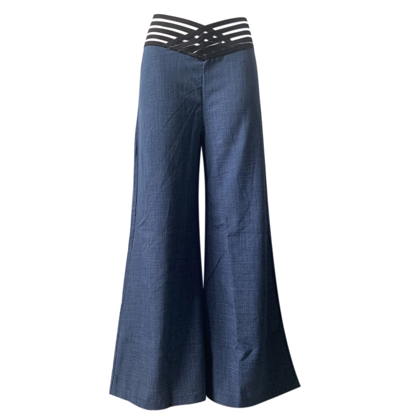Women's Casual High-Waisted Wide-Leg Pants