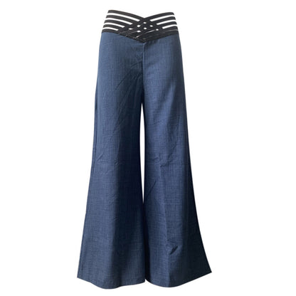 Women's Casual High-Waisted Wide-Leg Pants