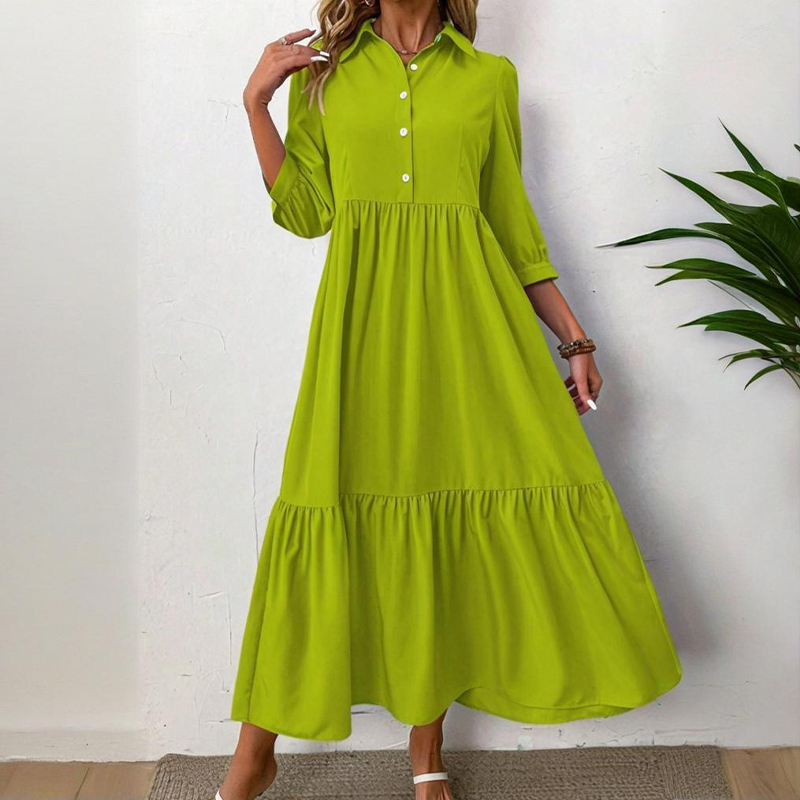 Women's Solid Color Loose Dress