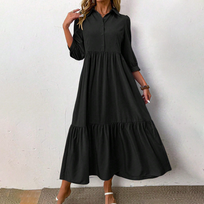 Women's Solid Color Loose Dress