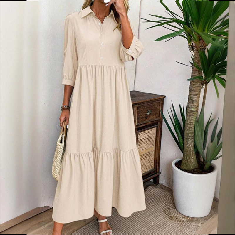 Women's Solid Color Loose Dress