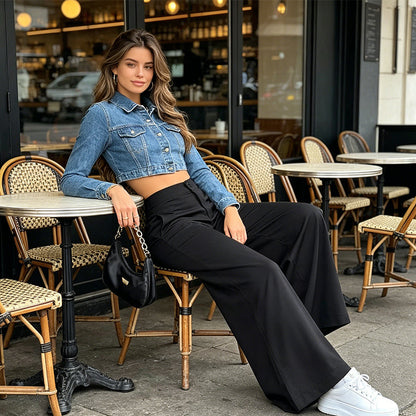Women’s Comfortable Loose Fit Palazzo Lounge Pants