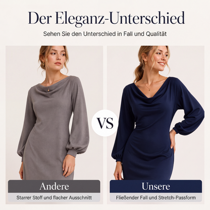 💃New Collection – 50% OFF🔥🛍️Elegant women's dress with a cowl neck