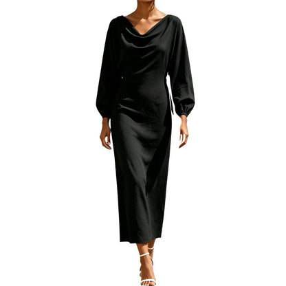 💃New Collection – 50% OFF🔥🛍️Elegant women's dress with a cowl neck