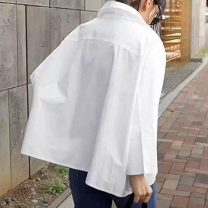 Women's Loose Fit Button-Down Shirt