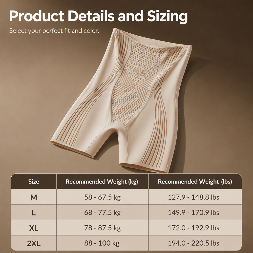 Women’s Seamless High Waisted Tummy Control Panties
