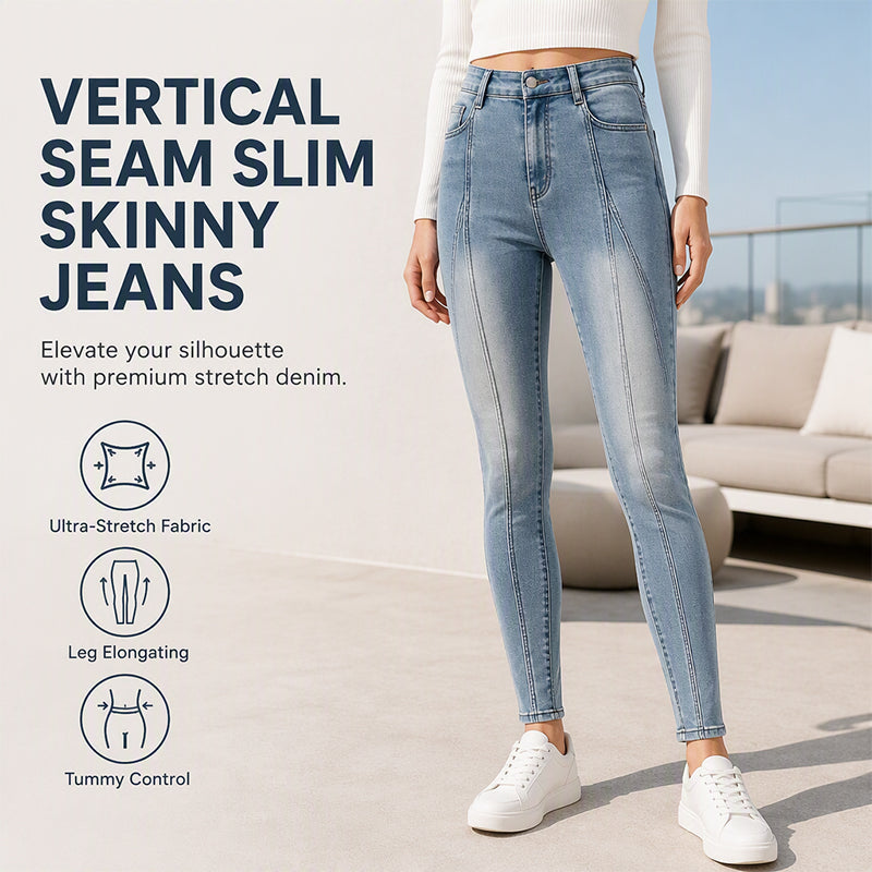 👖✨ 50% OFF! Women's High Waisted Slimming Skinny Jeans – Perfect Fit for Every Curve