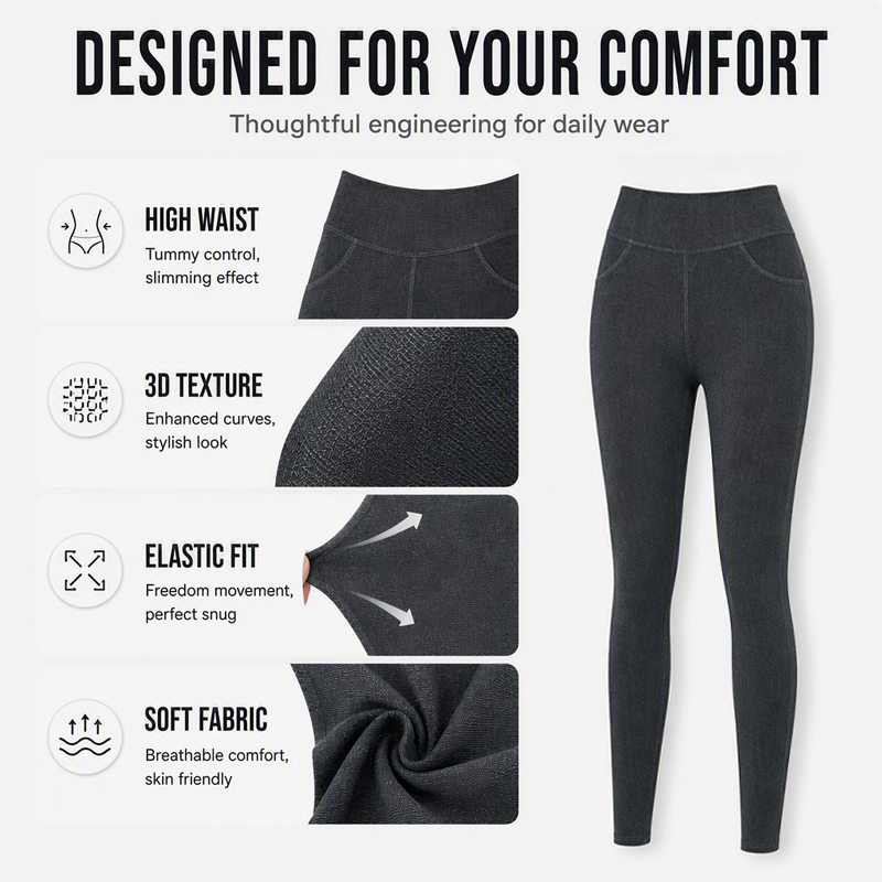 Women's High-Waist Butt-Lifting Leggings