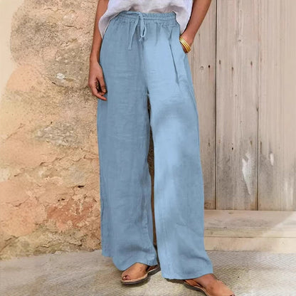 ⌛Limited-time offer-Women's Casual Drawstring Wide-Leg Pants🌿