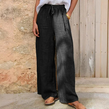 ⌛Limited-time offer-Women's Casual Drawstring Wide-Leg Pants🌿