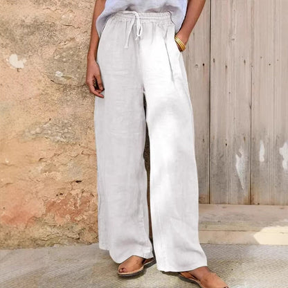 ⌛Limited-time offer-Women's Casual Drawstring Wide-Leg Pants🌿