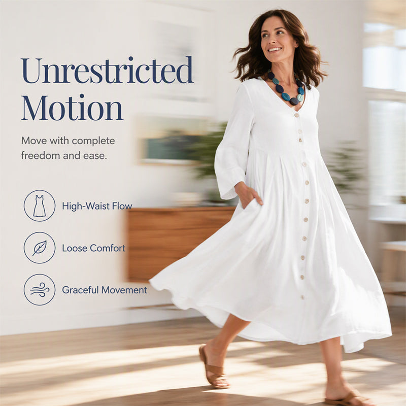 ✨New Arrivals: 50% Off-Women’s Casual V-Neck Dress with Pockets