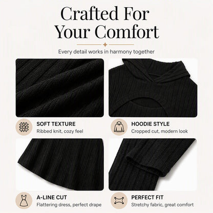 ⏰🍂Autumn Early Bird Sale-Women's 2-Piece Ribbed Knit Outfit