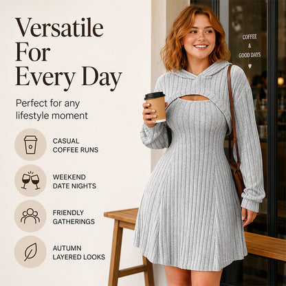 ⏰🍂Autumn Early Bird Sale-Women's 2-Piece Ribbed Knit Outfit