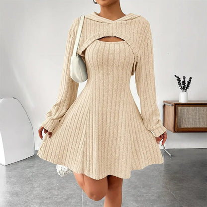 ⏰🍂Autumn Early Bird Sale-Women's 2-Piece Ribbed Knit Outfit
