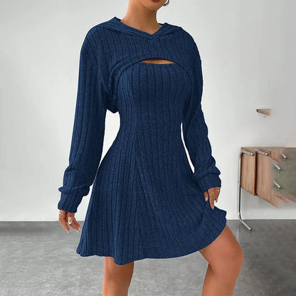⏰🍂Autumn Early Bird Sale-Women's 2-Piece Ribbed Knit Outfit
