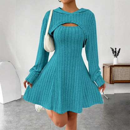 ⏰🍂Autumn Early Bird Sale-Women's 2-Piece Ribbed Knit Outfit