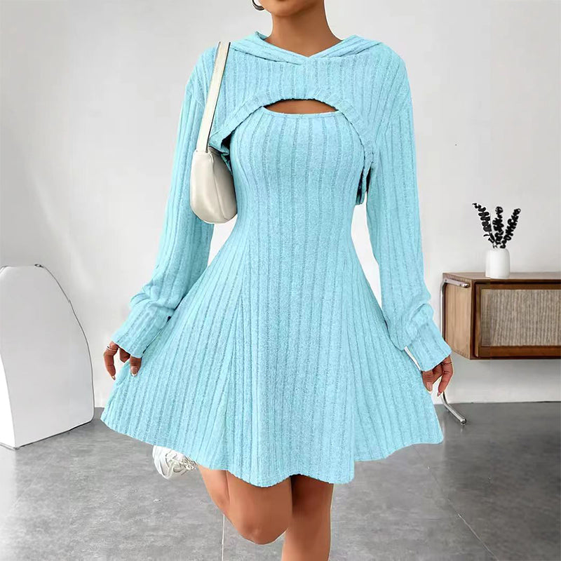 ⏰🍂Autumn Early Bird Sale-Women's 2-Piece Ribbed Knit Outfit