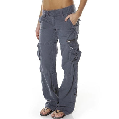 ⏰🍂Autumn Early Bird Sale-Women's Vintage Wide Leg Cargo Pants