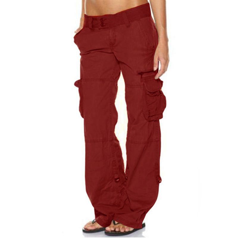 ⏰🍂Autumn Early Bird Sale-Women's Vintage Wide Leg Cargo Pants