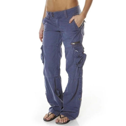 ⏰🍂Autumn Early Bird Sale-Women's Vintage Wide Leg Cargo Pants