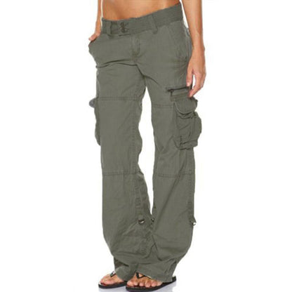⏰🍂Autumn Early Bird Sale-Women's Vintage Wide Leg Cargo Pants