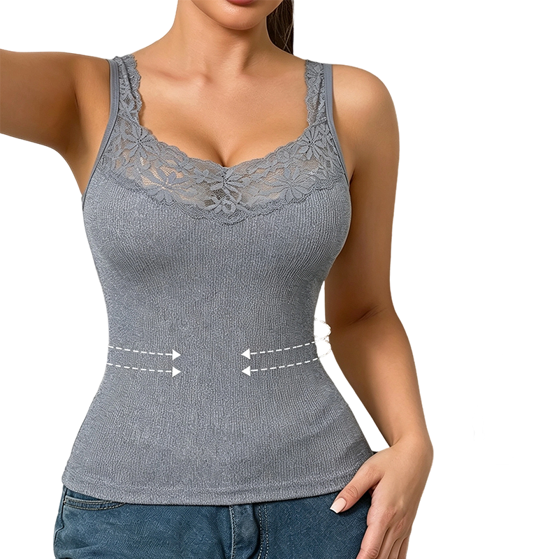 ⏰🍂Autumn Early Bird Sale--Women's Plus Size Lace Slim Fit Tank Top
