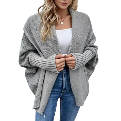 Women's Batwing Sleeve Chunky Knit Cardigan