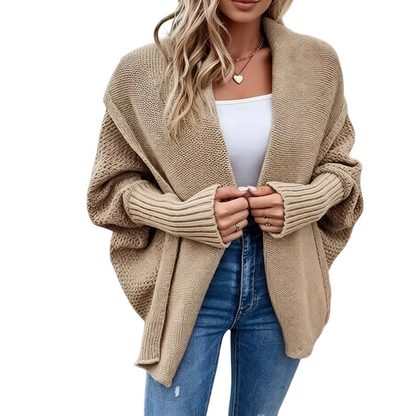 Women's Batwing Sleeve Chunky Knit Cardigan