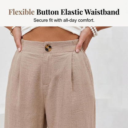 ⏰🍂Autumn Early Bird Sale-Women's High Waist Wide-Leg Casual Pants
