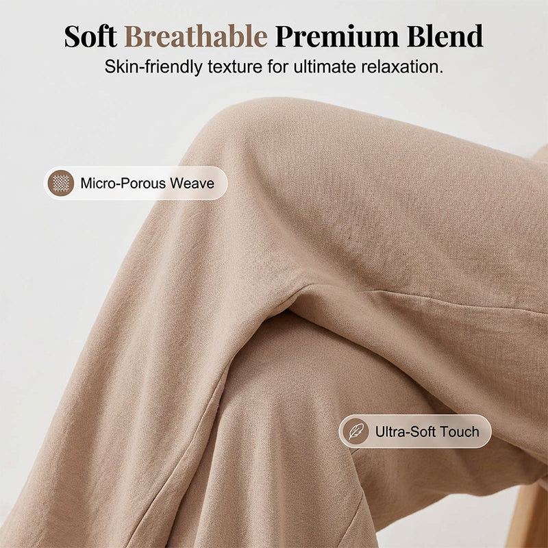 ⏰🍂Autumn Early Bird Sale-Women's High Waist Wide-Leg Casual Pants