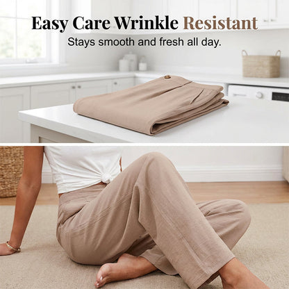 ⏰🍂Autumn Early Bird Sale-Women's High Waist Wide-Leg Casual Pants