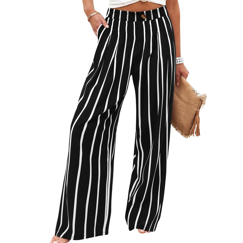 ⏰🍂Autumn Early Bird Sale-Women's High Waist Wide-Leg Casual Pants