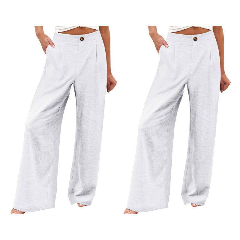 ⏰🍂Autumn Early Bird Sale-Women's High Waist Wide-Leg Casual Pants