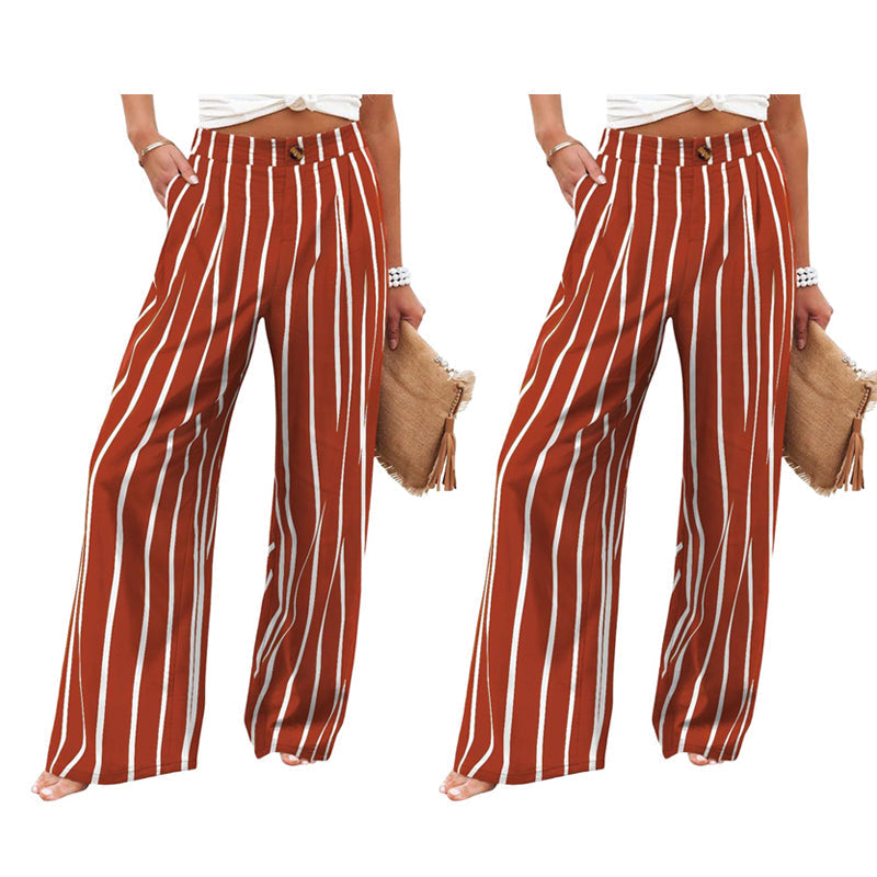 ⏰🍂Autumn Early Bird Sale-Women's High Waist Wide-Leg Casual Pants