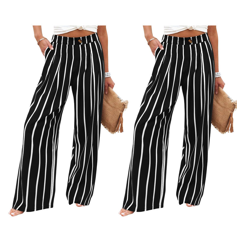 ⏰🍂Autumn Early Bird Sale-Women's High Waist Wide-Leg Casual Pants