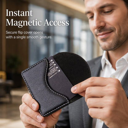 Slim PU Leather Business Card Holder