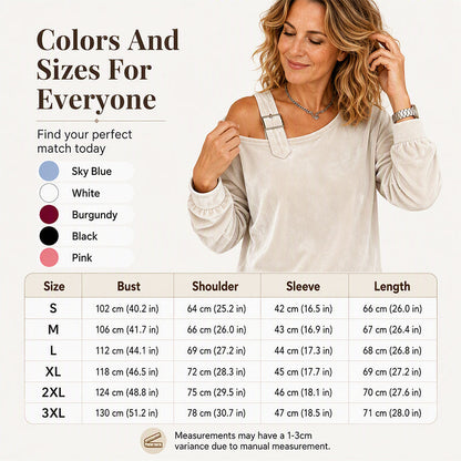 Women's Off Shoulder Loose Pullover Top