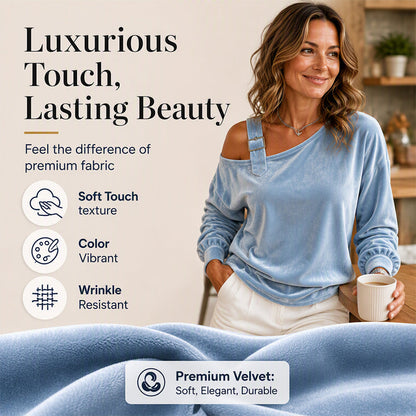 Women's Off Shoulder Loose Pullover Top