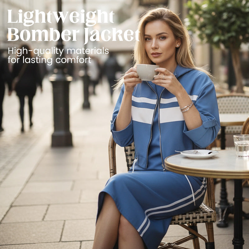 Women’s Bomber Jacket & Bodycon Skirt Set