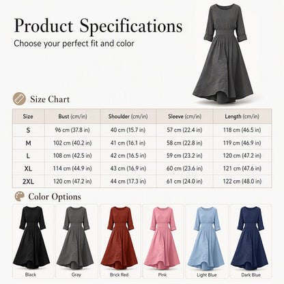 Women's Casual Cinched Waist Dress