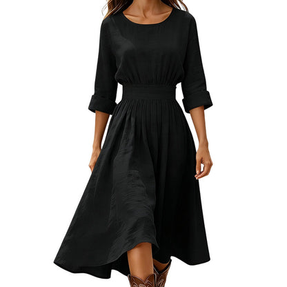 Women's Casual Cinched Waist Dress