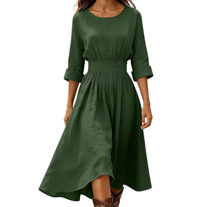 Women's Casual Cinched Waist Dress