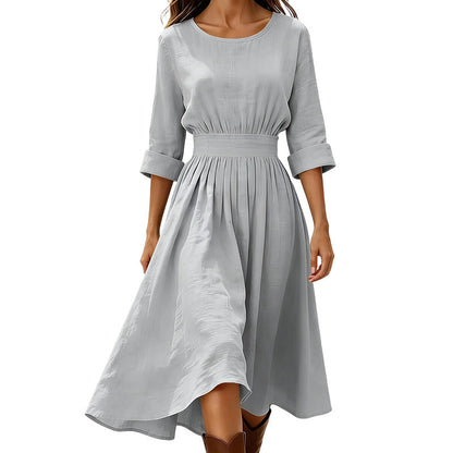 Women's Casual Cinched Waist Dress