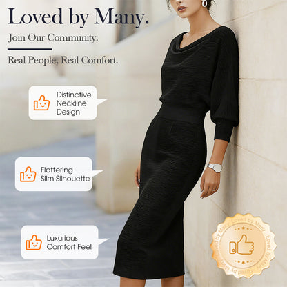 Women’s Elegant Waist-Cinching Slimming Dress