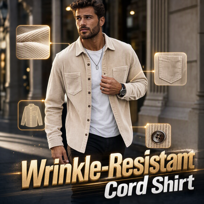 👔Men's Casual Corduroy Shirt Jacket – Classic Texture Meets Everyday Comfort