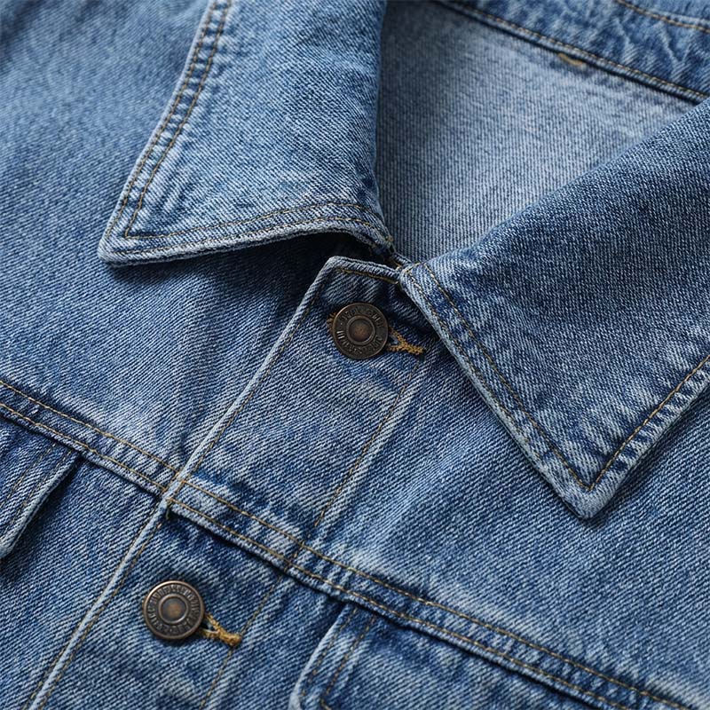 Women’s Casual Longline Button-Up Denim Coat